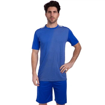 Форма футбольна комплект футболка та шорти SP-Sport Variation CO-1011 2XL блакитний-сірий