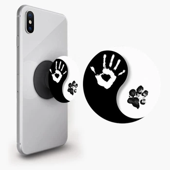 Держатель для телефона PopSockets лапка и рука Черный