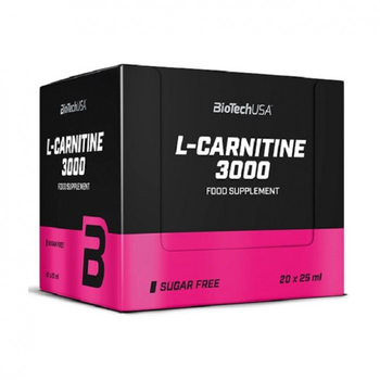 Жироспалювач Biotech L-CARNITINE 3000 AMPULE 20 x 25мл Апельсин (449101)