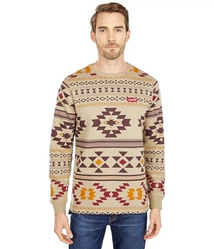 Вінтажний теплий светр Levi's Hixton Aztec Print Color: Sassafrass M