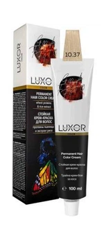 Крем-краска для волос 10.37 Платиновый золотистый блондин шоколадный LUXOR Professional 100 мл