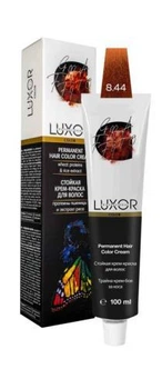 Крем-фарба для волосся 8.44 Світлий блондин мідний інтенсивний LUXOR Professional 100 мл