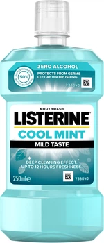 Ополіскувач для ротової порожнини Listerine Cool Mint Свіжа м'ята М'який смак 250 мл (3574661044965/3574661021768)
