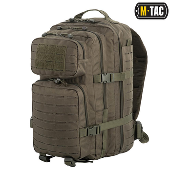 Рюкзак тактичний M-Tac Large Assault Pack Laser Cut 36 літрів, військовий, колір Олива