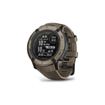 Смарт-годинник Garmin Instinct 2X, Solar, Tactical Edition, Coyote Tan, GPS (010-02805-02)[88810]