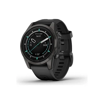Смарт-годинник Garmin EPIX PRO (g2), 42mm, Saph, CrbnGry DLC Ti, , GPS (010-02802-15)[88812]
