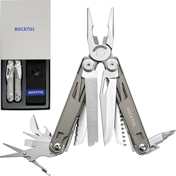 Мультитул Rocktol SK02 19-в-1 titanium coating (в подарочной коробке)