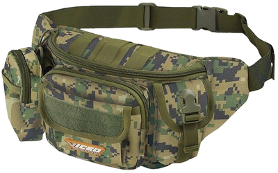 Сумка на пояс Prox Digital Waist Bag 37x10x15cm ц:green