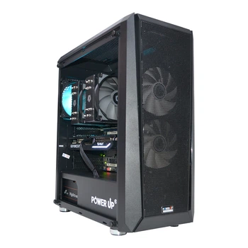 Двухпроцессорная рабочая станция PowerUp #306 Xeon E5 2690 v3 x2 / 32 GB / SSD 512GB / GeForce RTX 3060 12GB для 3D моделирования видеомонтажа рендеринга для инженеров и архитекторов