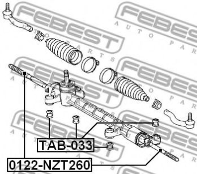 Рульова тяга Febest (0122NZT260)