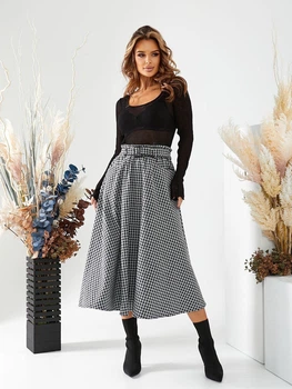 Fashions • Спідниця жіноча Ciara Fashions 42-44 чорно-білий (1705-бу)