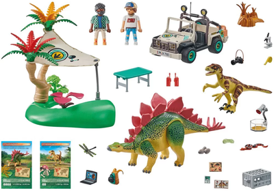 Zestaw figurek Playmobil Dinos Obóz badawczy z dinozaurami 71523 (4008789715234)