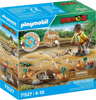 Zestaw figurek Playmobil Dinos Wykopalisko ze szkieletem dinozaura 71527 (4008789715272)