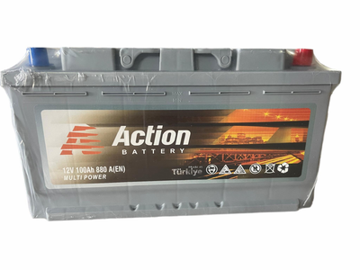 Аккумулятор автомобильный Action Battery 100Ач (L+) 12V/880AEN