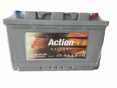 Аккумулятор автомобильный Action Battery 80Ач (R+) 12V/680AEN