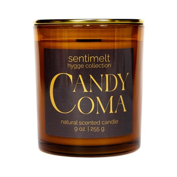 Аромасвеча из соевого воска с деревянным фитилём SENTIMELT CANDY COMA 255 г (SM530COM)