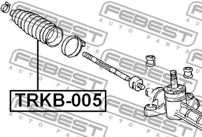 Пыльник рулевой рейки Febest (TRKB005)