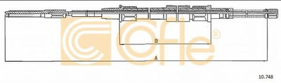 Трос ручника Cofle (10748)