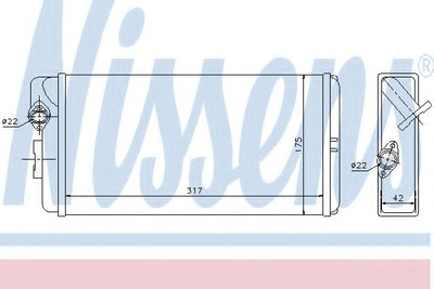 печь MB LK(84-)11 TONS(+)[OE 002 835 24 01] Nissens (72035)