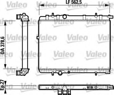 Радиатор Valeo (732893)