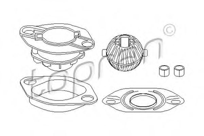 Ремкомплект рычага Topran (102855)