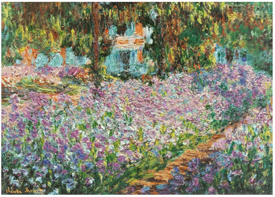 Puzzle Enjoy Ogród artysty w Giverny Claude Monet 68 x 48 cm 1000 elementów (5949194011490)