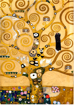 Puzzle Bluebird Gustav Klimt Drzewo życia 68 x 48 cm 1000 elementów (3663384600180)