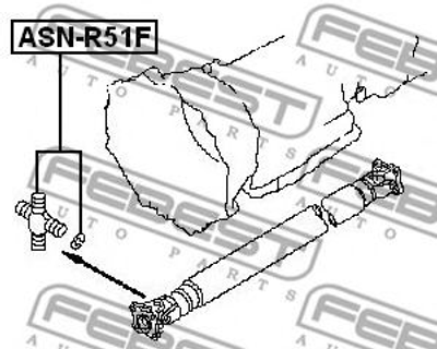 Крестовина Febest (ASNR51F)