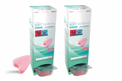 Набор женских гигиенических мягких тампонов Soft-Tampons MINI JoyDivision, 20 шт (2 упаковки)