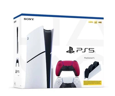 Игровая консоль Sony PlayStation 5 Slim 1Tb + DualSense (Cosmic Red) + Charging Station