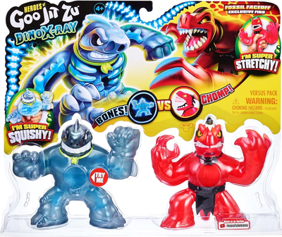 Zestaw figurek TM Toys Goo Jit Zu Dino X-Ray Thrash vs Verapz (0630996411926)