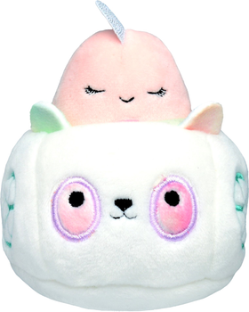 М'яка іграшка Kellytoys Squishmallows Squishville Міні звірятко Іві з транспортним 5 см (0191726410140)