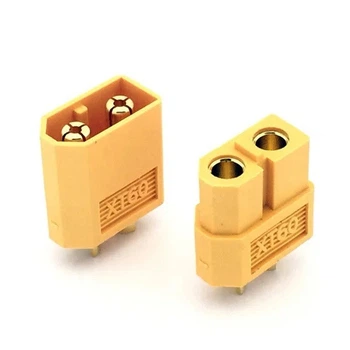 Роз'єм живлення XT60 M+F 2 pin (комплект тато+мама)