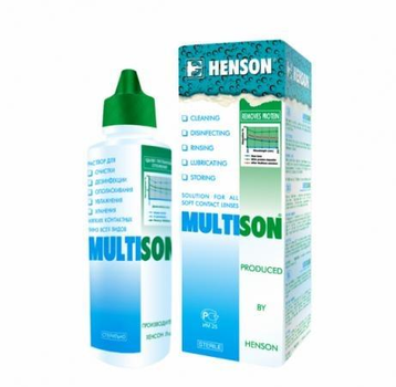 Розчин для контактних лінз багатофункціональний Henson Multison 100 мл