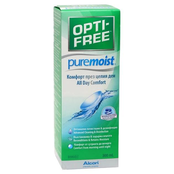 Раствор для контактных линз многофункциональный Alcon Opti Free Pure Moist 300 мл