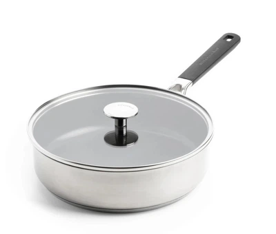 Сотейник со стеклянной крышкой KitchenAid CSS CC005704-001 26 см 3.6 л серебристый 4759074