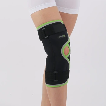 Бандаж на колено с шарнирами и ремнями фиксирующий ORTHOPEDICS MEDICAL SMT2107AК Размер L 4568012