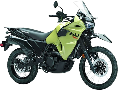 Model motocykla Maisto Kawasaki KLR 650 z podstawką 1:18 (5906079620918)