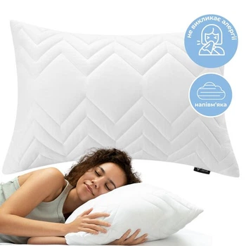 Подушка NORDIC COMFORT IDEIA 50х70 см чехол стеганный антиаллергенное волокно белая