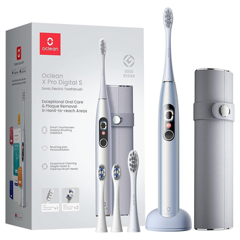 Розумна зубна електрощітка Oclean X Pro Digital Set Glamour Silver