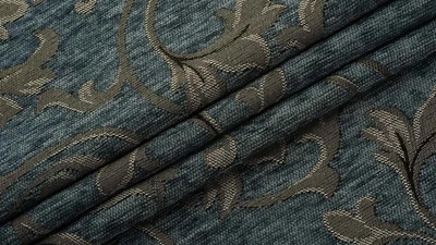 Мебельная ткань Exim textile Бостон Шенилл BLUE