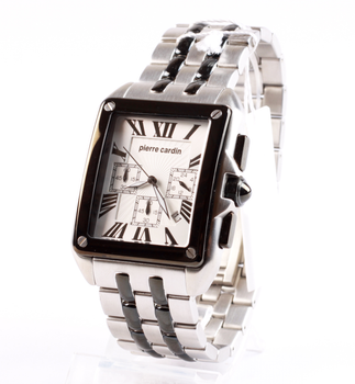 Часы Pierre Cardin PC100781F01 в бело-серебристом цвете.