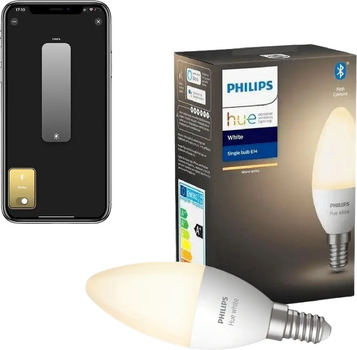 Inteligentna lampa Philips Hue E14 5.5W 2700K White (8718699671211)