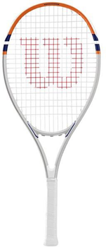 Тенісна ракетка Wilson Roland Garros Triumph TNS RKT3 WR127110U3 4 3/8 white/ green/ orange (0097512652575)