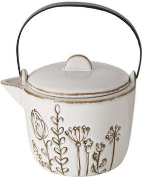 Dzbanek Boltze Bloma porcelanowy z żelazną rączką 1200 ml (4066076181636)