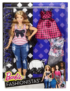 Лялька Mattel Barbie Fashionistas Everyday Chic Curvy Blonde 29.5 см (0887961352467)