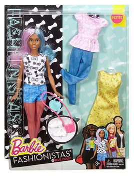 Лялька Mattel Barbie Fashionistas Blue Violet Petite 26 см (0887961352504)