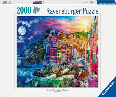 Puzzle Ravensburger 2000 Feria barw w Cinque Terre 98 x 75 cm 2000 elementów (4005555008033)