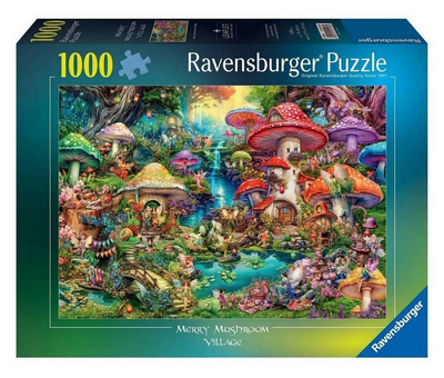 Puzzle Ravensburger Wioska grzybów 70 x 50 cm 1000 elementów (4005555012580)