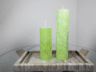 Набор свечей из пальмового воска 4 Seasons Candles Зеленый 2 шт (15/6, 26/6)